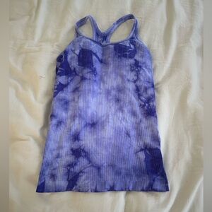 Ebb to street tank top. Purple tie dye. Size 4